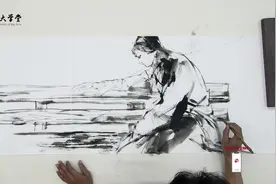 水墨速写人物画的创作 线条运用太棒了 赶紧收藏学习视频封面
