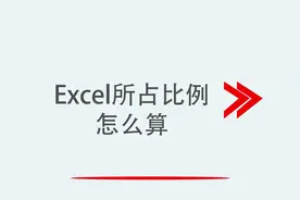 Excel所占比例怎么算视频封面