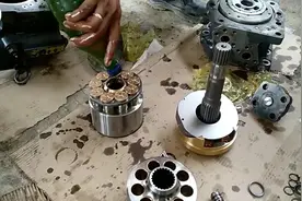 小松Pc-200挖掘机，液压泵修理视频封面