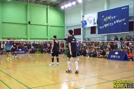 羽毛球男双视频：古健杰，李龙大极限骚操作视频封面