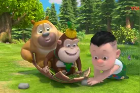 熊出没：小朋友失败了也没关系哦，再试一次没准就成功了哦