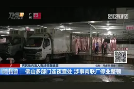 病死猪肉流入市场？佛山多部门连夜查处，涉事肉联厂停业整顿视频封面