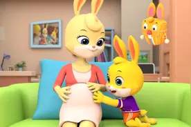 【小小玩具秀】妈妈要生宝宝了，兔子贝贝有了一个小妹妹！视频封面