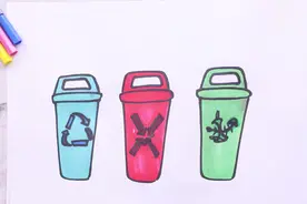 垃圾桶怎么画