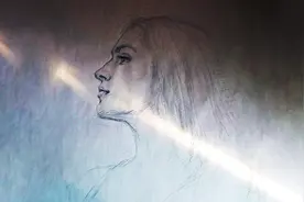 【钢笔画】女子侧脸，人物肖像速写全过程视频封面