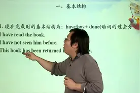 初二英语：现在完成时态的基本结构精讲，中考重点语法！视频封面