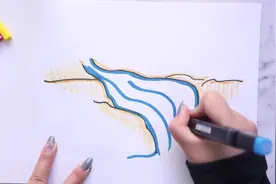 小学生画黄河怎么画视频封面