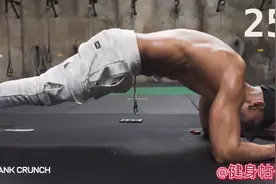 素食健身大师弗兰克用10分钟带你练出完美腹部轮廓！在家就能练视频封面