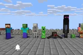 我的世界：摆好姿势过造型墙，小心掉水里哦！