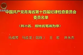 中国共产党青海省第十四届纪律检查委员会委员名单视频封面