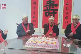 视频丨真暖！岱岳区石蜡社区为7名老人过了场集体生日会图片