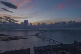 一桥飞架深中 跨海弹指间——超级工程深中通道建成纪事图片