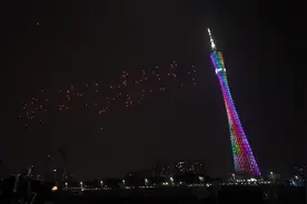 视频+图集｜广交会开幕，千架无人机广州升空欢迎世界各地商客图片