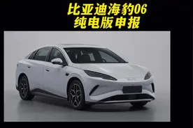 比亚迪秦L兄弟车型海豹06ev正式申报，有点帅。#比亚迪 #秦LEV视频封面
