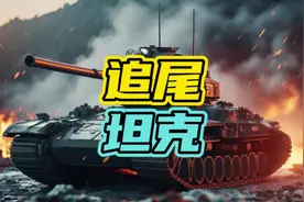 私家车在路上追尾坦克，这下保险公司的天塌了！#坦克 #开车视频封面