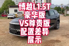 吉利博越L1.5T最低配豪华版VS尊贵版视频封面