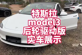 特斯拉model 3 后轮驱动版实车展示 来看看有什么魔力 能卖这么好