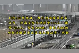 备战雨雪等恶劣天气，长春交警严阵以待！图片