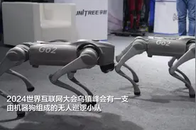 炸街了！机器狗组成的“硬核小队”开始巡逻啦……图片