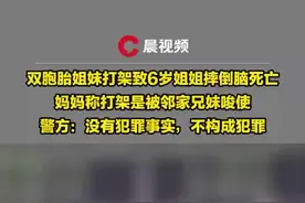 双胞胎姐妹打架致6岁姐姐摔倒脑死亡，妈妈称打架是被邻家兄妹唆使，警方：没有犯罪事实，不构成犯罪图片