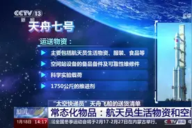 太空快递都送了什么？清单来了！图片