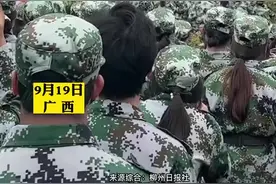 广西一高校军训户外拉练太燃了 网友：各位这是要攻下哪里？图片
