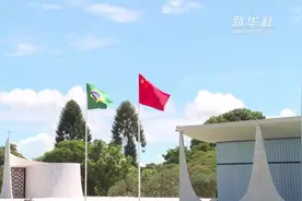 欢迎仪式现场 巴西歌手演唱《我的祖国》图片