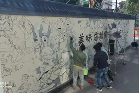 【寻美云南】漫画家墙绘“豆腐村”，李昆武在呈贡七步场再作乡愁主题故事！图片