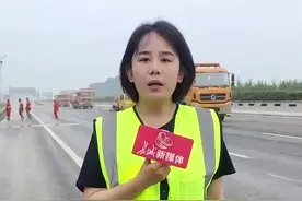 京港澳高速涿州段预计今天完成路面清淤图片