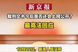 裁判文书今后是否还会上网公开？最高法回应图片