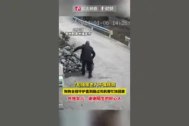 7旬独居老人不慎摔倒 狗狗全程守护直到路过司机帮忙扶回家 外地女儿：谢谢陌生的好心人图片