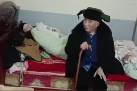 双百岁老人夫妻相濡以沫的爱情故事，永远值得我们学习和传承。图片