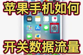 苹果手机如何开关数据流量，教你用手机#科技改变生活 #数码科技视频封面